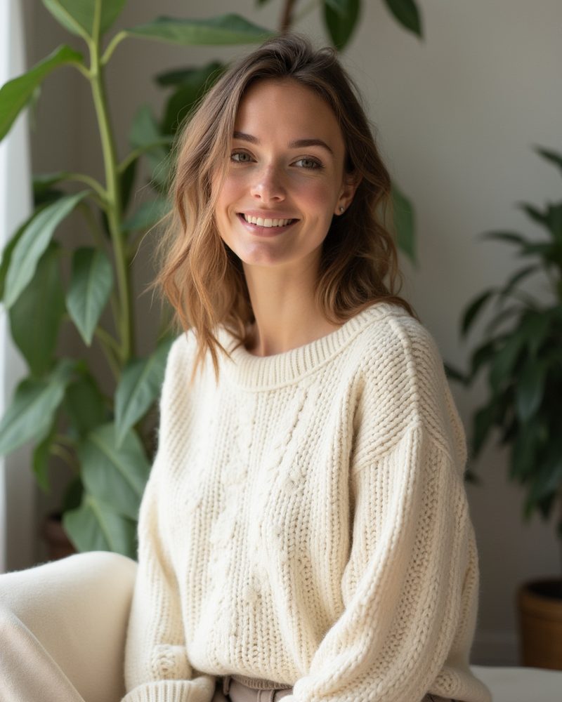 Jumper, worn