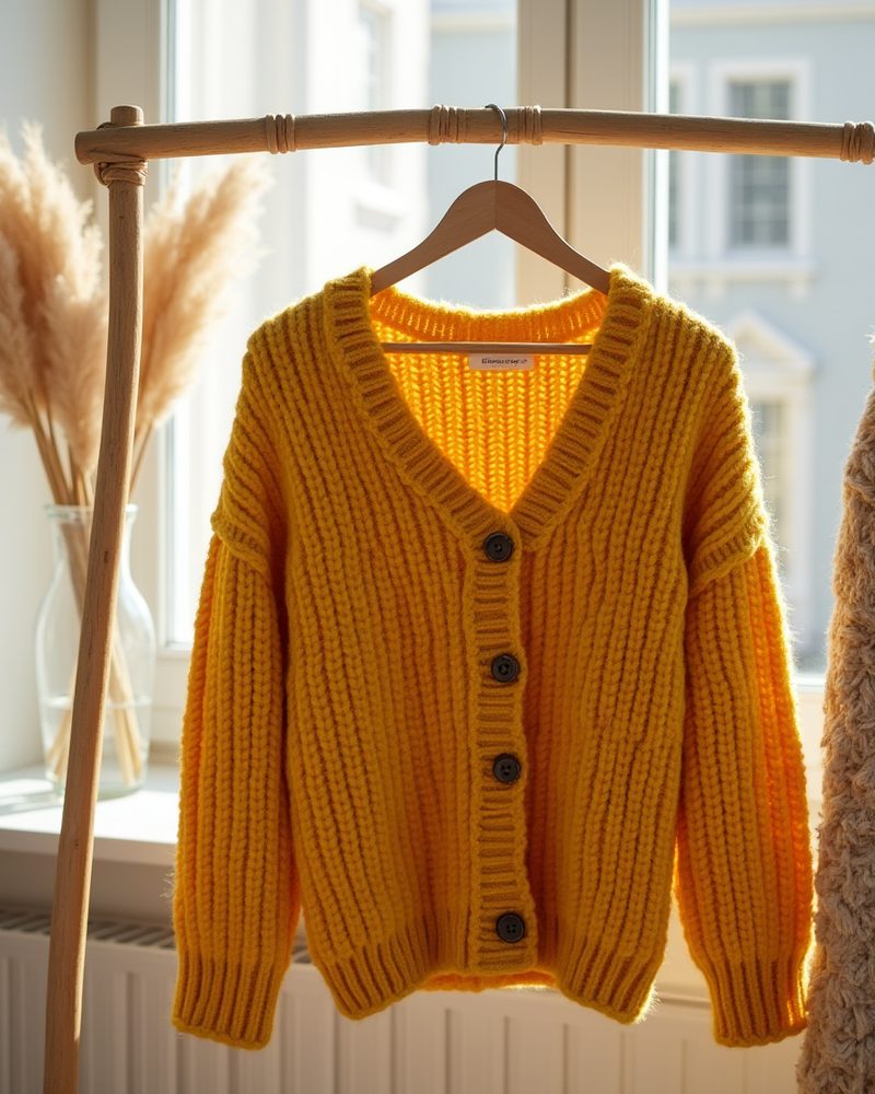 Cardigan on the rail